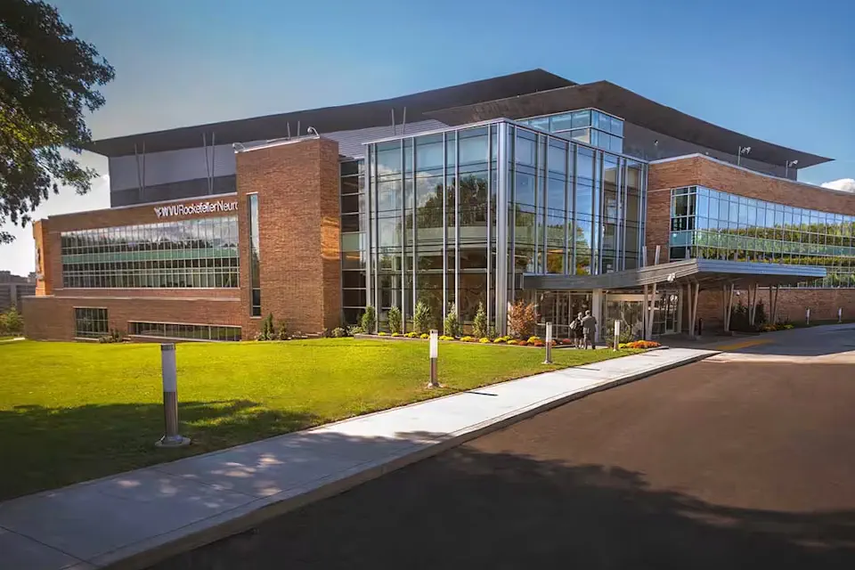 alt="Blanchette Rockefeller Neurosciences Institute building exterior"